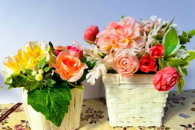 オリジナルフラワーアレンジメント体験