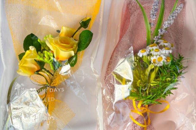 オリジナルフラワーブーケ制作体験