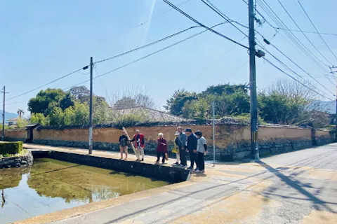 【山口・萩・ガイドツアー】古地図を片手にまちを歩こう！藍玉座コース