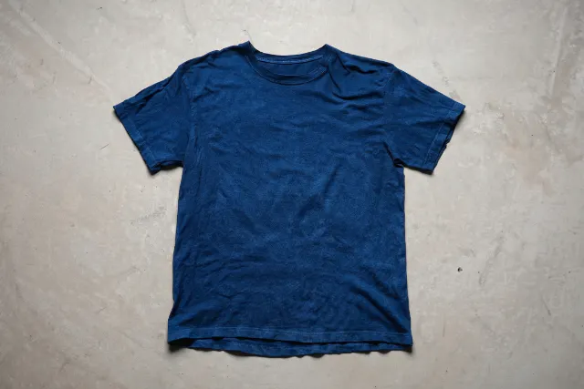 【広島県福山市で藍染め体験】栽培から一貫した天然藍で染めるオリジナルTシャツ。