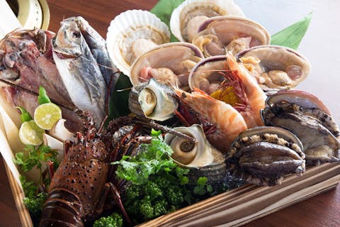 【手ぶらで超豪華食材BBQ】伊勢えび＆アワビ付き！☆『海鮮スペシャルプラン』～ファミリー・カップル・女性にオススメ～