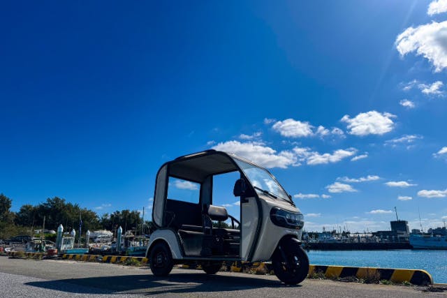 【宮古島｜トゥクトゥクツアー｜昼】迷わず最高の「正解ルート」へ！地元ガイドが導く絶景ビーチ＆島情報♪ 写真撮影付