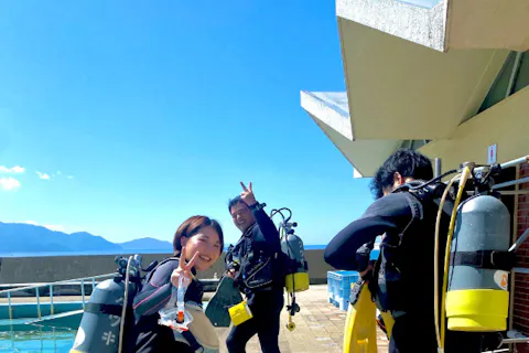 初心者歓迎！【関西・神戸・半日】送迎付きで楽しめる！半日で体験ダイビング！