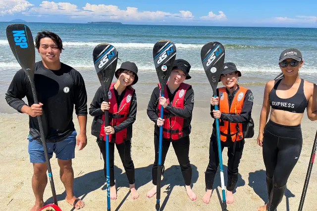 【福岡/福津/福間海岸】初心者・女性・ファミリー歓迎！SUP体験90分｜ライフセーバー常駐で安心｜写真無料プレゼント