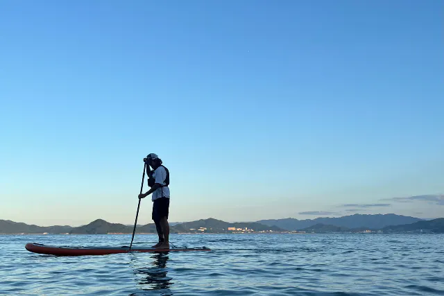 【香川県・庵治半島・SUP】インストラクターとSUPクルージング