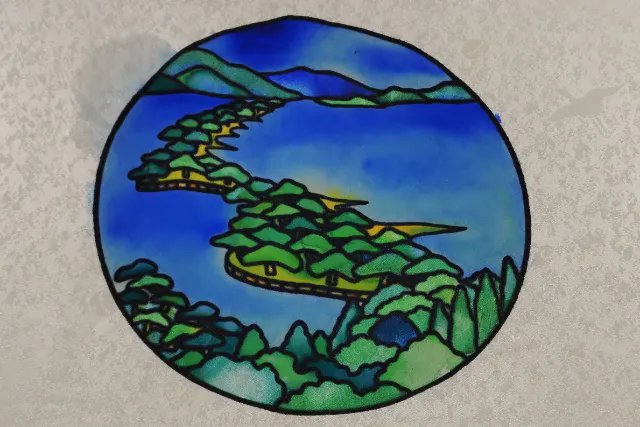 最高級の正絹【丹後ちりめん】手描き染色体験