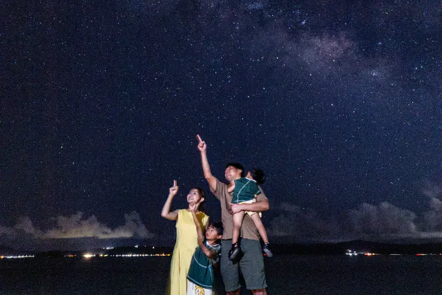 【沖縄（那覇-糸満）星空ツアー】天体望遠鏡＆星空記念フォト撮影付き星空ツアー　【 2歳まで無料・天候不良の場合　全額返金or日程変更可】