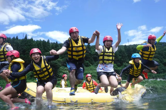 『長野・北信州・学生さん向けみんなで楽しくラフティング♪』＊温泉付きプラン＊