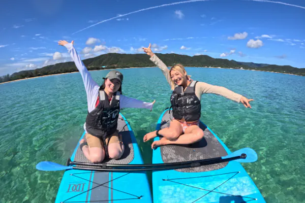 お得プラン＞奄美大島【SUP＋クリアカヤック】セットプラン！初心者の