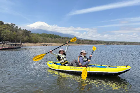 【山梨・山中湖・カヤック】初心者にもおすすめ！雄大な自然の中でカヤック体験