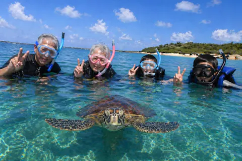 【貸切・シニア様大歓迎】宮古島ウミガメシュノーケル｜★5歳〜65歳対象｜安心・安全！高画質写真無料｜当日予約OK