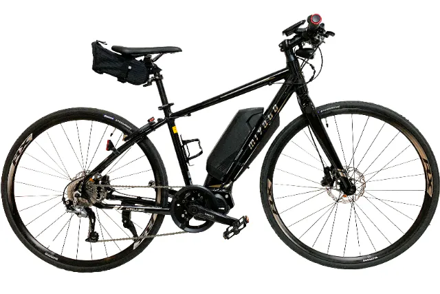 【長野・飯山市・レンタサイクル】E-BIKEで奥信濃を極める！長距離＆坂道も余裕の電動クロスバイク