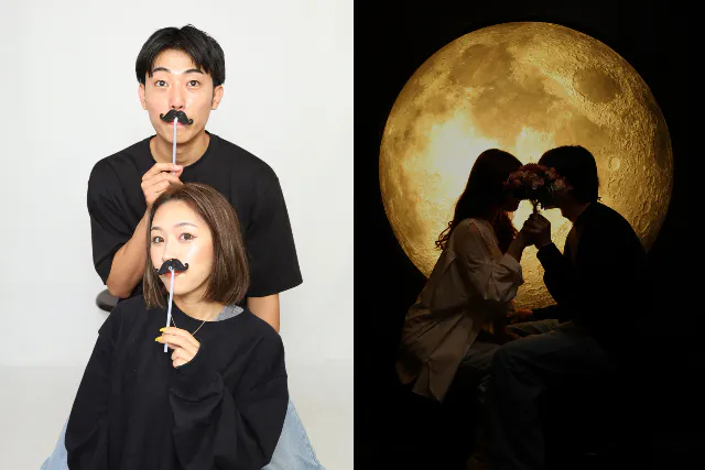 【京都・セルフ写真館】2スタジオ(月+白)or(和室+白)/データ無料・印刷つき(25分撮り放題)