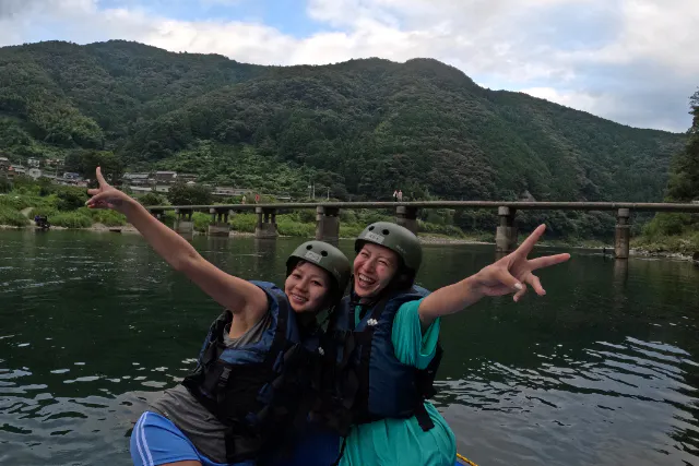 【夏季夕方・2名限定】仁淀川サンセット貸切ラフティング