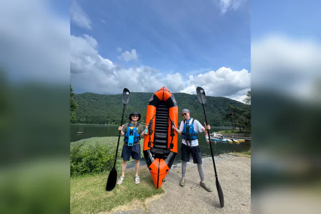 【長野・北竜湖】遊び方は自由！パックラフトで北竜湖を満喫｜2時間プラン・写真データ無料