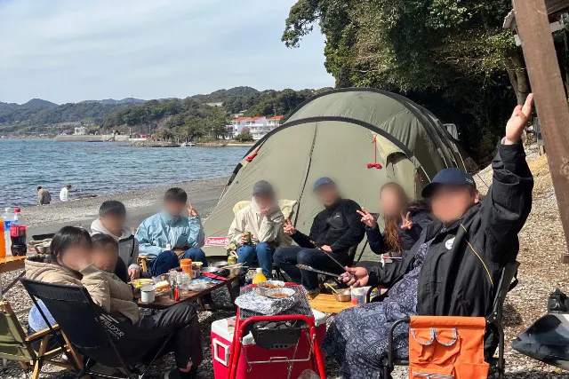 【静岡・浜名湖】宿泊キャンプ