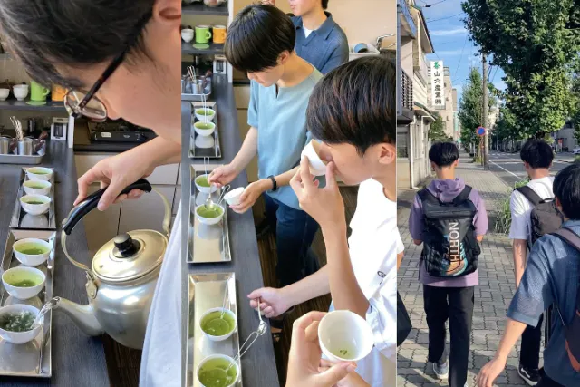 【静岡・茶町】お茶屋さんで飲み比べ！お茶のお仕事体験と町歩き
