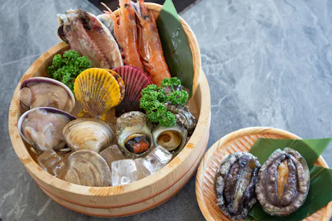 【兵庫・洲本・BBQ】料理長厳選！海の幸BBQセットアワビ付き！海が見える絶景ロケーションで海鮮を満喫！