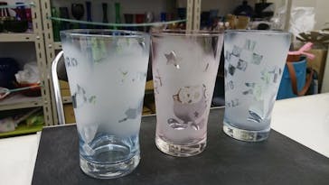 サンドブラスト本部教室 砂で削るガラス工芸教室に投稿された画像（2018/11/22）