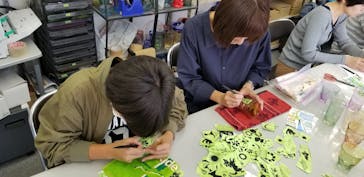 サンドブラスト本部教室 砂で削るガラス工芸教室に投稿された画像（2018/10/1）