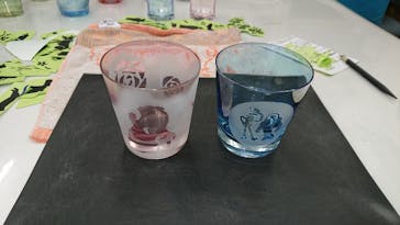 サンドブラスト本部教室 砂で削るガラス工芸教室に投稿された画像（2018/12/14）