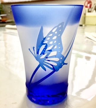 サンドブラストガラスアートきらら工房に投稿された画像（2018/4/15）