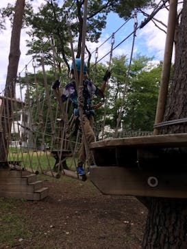 那須の森の空中アスレチック『NOZARU』に投稿された画像（2018/8/26）