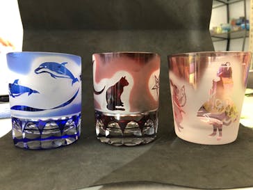 サンドブラスト本部教室 砂で削るガラス工芸教室に投稿された画像（2019/12/29）