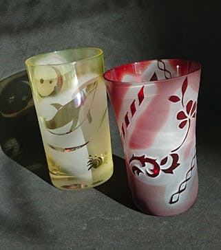 サンドブラスト本部教室 砂で削るガラス工芸教室に投稿された画像（2020/1/7）