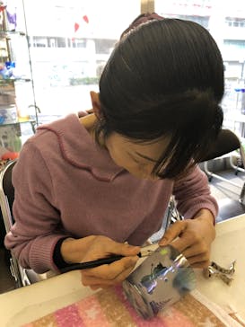 サンドブラスト本部教室 砂で削るガラス工芸教室に投稿された画像（2020/1/14）