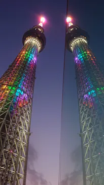 東京スカイツリーに投稿された画像（2020/10/3）