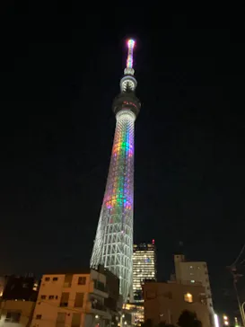東京スカイツリーに投稿された画像（2020/10/26）