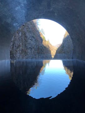 清津峡渓谷トンネルに投稿された画像（2020/12/5）