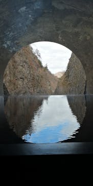 清津峡渓谷トンネルに投稿された画像（2020/12/6）