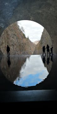 清津峡渓谷トンネルに投稿された画像（2020/12/6）