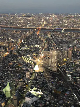 東京スカイツリーに投稿された画像（2020/12/7）