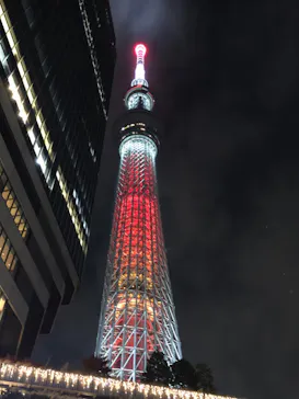 東京スカイツリーに投稿された画像（2020/12/13）
