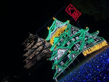 大阪城イルミナージュに投稿された画像（2020/12/18）