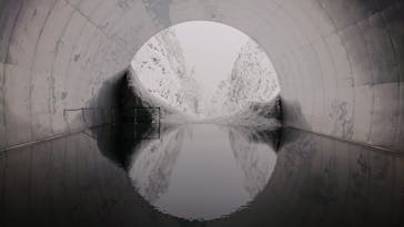 清津峡渓谷トンネルに投稿された画像（2020/12/19）