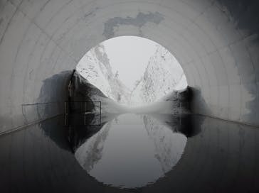 清津峡渓谷トンネルに投稿された画像（2020/12/20）