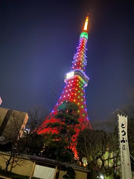 東京タワーに投稿された画像（2021/1/3）