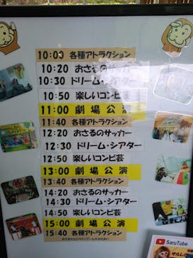 おさるランド＆アニタウン　日光さる軍団劇場に投稿された画像（2021/1/9）
