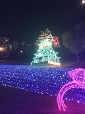 大阪城イルミナージュに投稿された画像（2021/2/1）