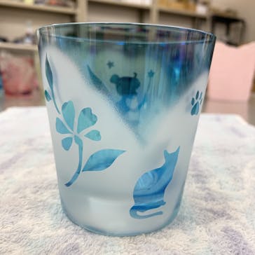 サンドブラスト本部教室 砂で削るガラス工芸教室に投稿された画像（2021/3/8）