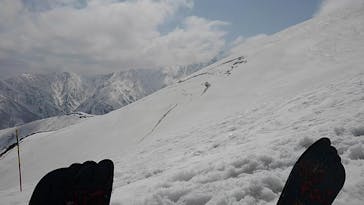 白馬八方尾根スキー場に投稿された画像（2021/4/4）