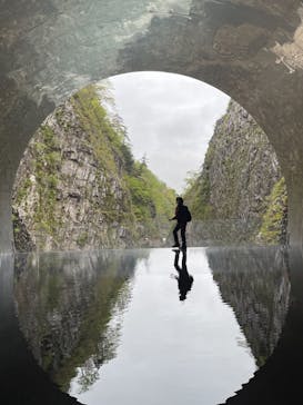 清津峡渓谷トンネルに投稿された画像（2021/4/29）