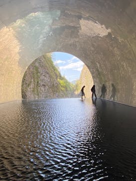 清津峡渓谷トンネルに投稿された画像（2021/5/1）