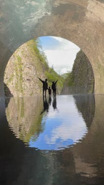 清津峡渓谷トンネルに投稿された画像（2021/5/2）