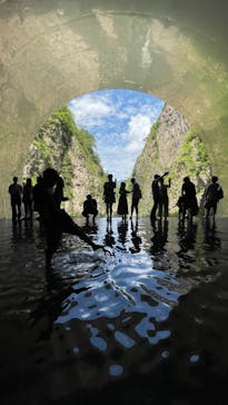 清津峡渓谷トンネルに投稿された画像（2021/7/24）