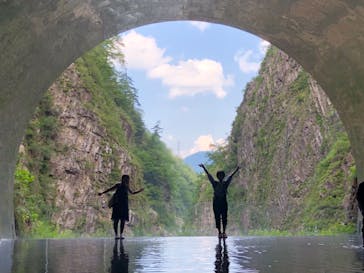 清津峡渓谷トンネルに投稿された画像（2021/7/25）